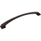 Jeffrey Alexander 12" Center-to-Center Brushed Oil Rubbed Bronze Arched Roman Appliance Handle 944-12DBAC - alternate 1